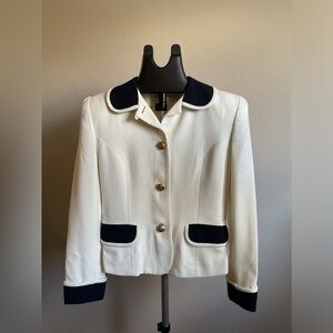 Vintage Casual Corners Peterpan Collar Jacket and matching pants